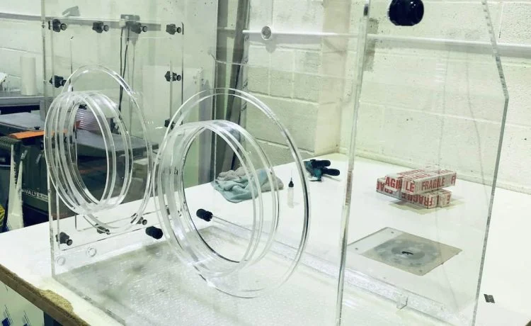 10mm Perspex purge chemical tank