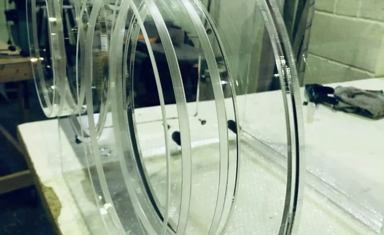 10mm Perspex purge chemical tank gloss ports