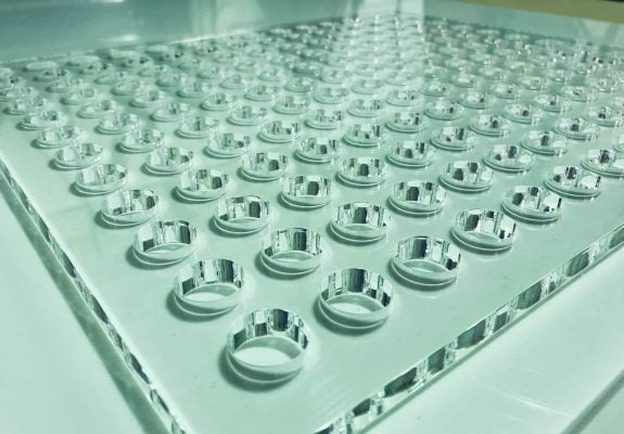 12mm Laser cut perspex tray