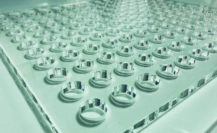 12mm Laser cut perspex tray