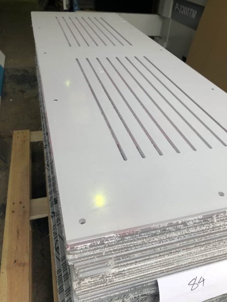 6mm CNC cut Polycarbonate plastic routingprotective panels