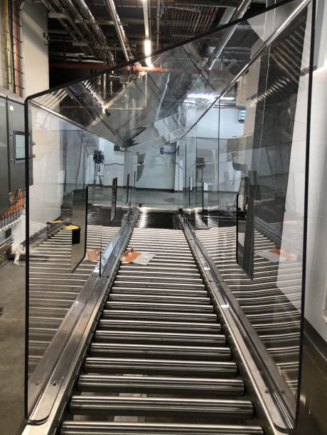 8mm PETG conveyor guards for Baxter medical 5