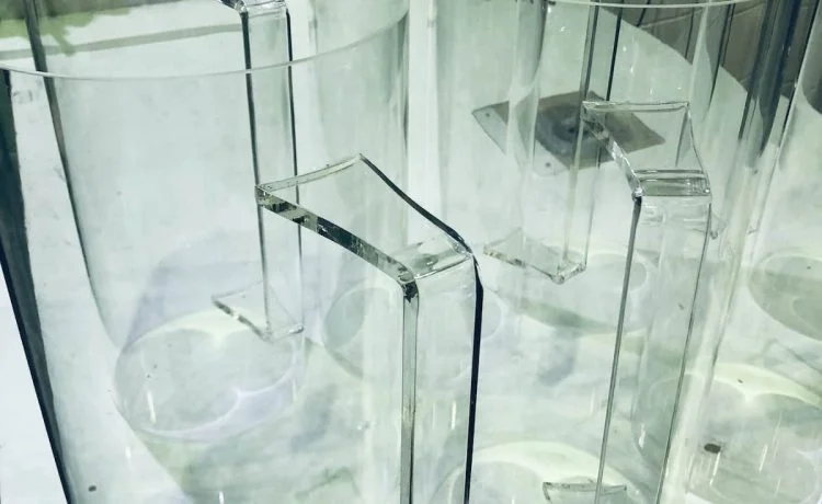 Fabricated Perspex jugs