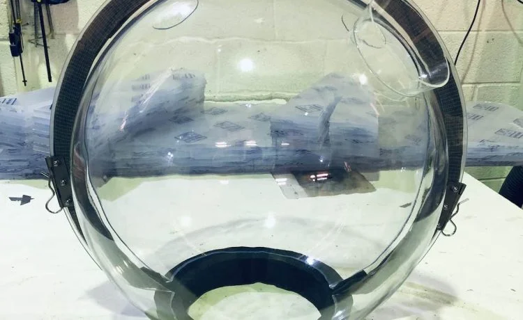 Perspex dome head clamp trap for Im a celebrity challenge